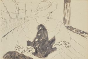 Königin auf dem Boot, um 1934